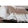 Wollplaid "Grau Streifen" 135x200cm, 100% Lammwolle