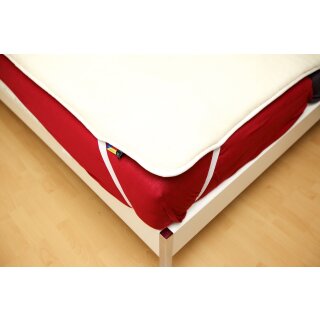 Bettauflage Schonbezug aus 100% Merinowolle Unterbett Matratzen 600g/m² 