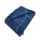Wollplaid "Neuseeland" 100% Wolle, Größe 140x200cm, verschiedene Farben Melage Blau